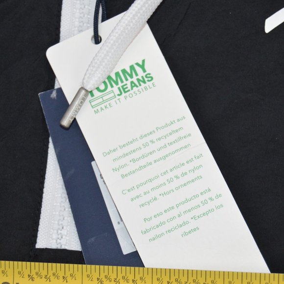 Tommy Jeans Modern Signature Womens Size Large L Lrg Pullover Windbreaker NWT - Picture 13 of 14